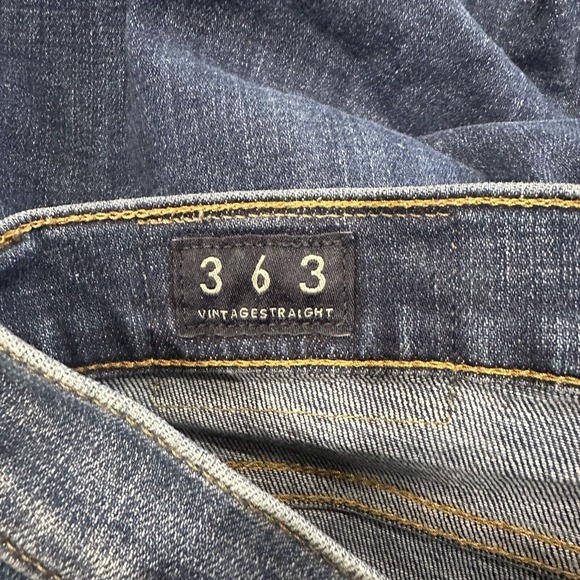 Lucky Brand 363 Vintage Straight Men's 40X30 Jeans Denim Blue Dark Wash - Picture 10 of 12